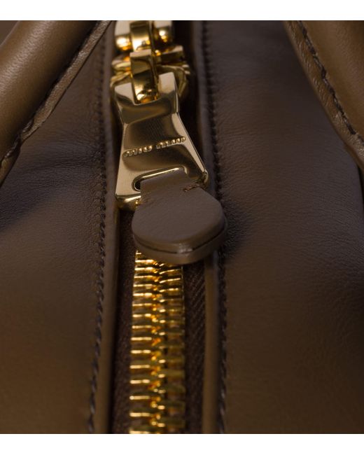 Miu Miu Brown Leather Arcadie Top-Handle Bag