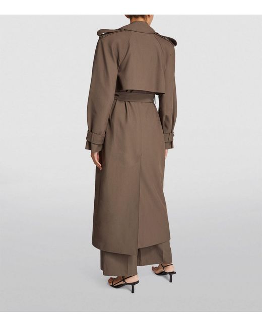 Camilla & Marc Brown Mallory Trench Coat