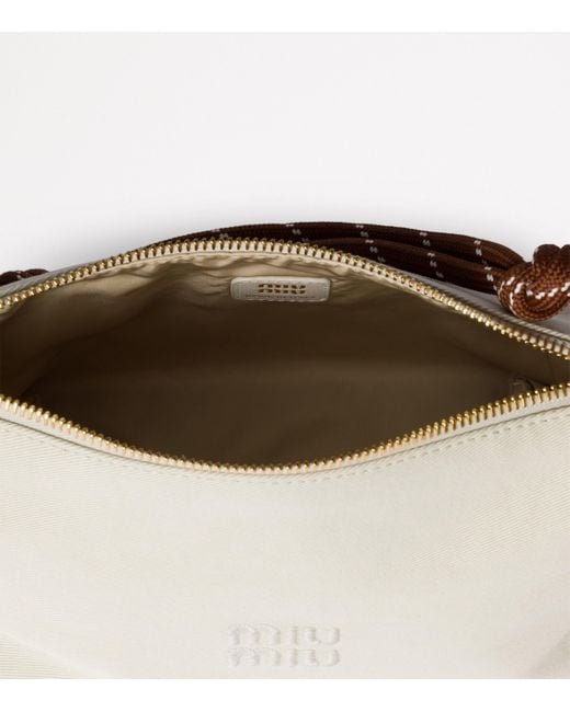 Miu Miu Natural Gabardine Pouch