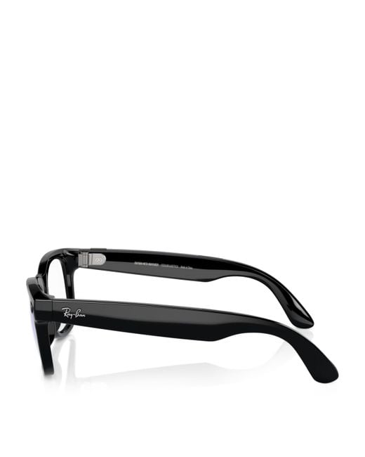 Ray-Ban Black X Meta Large Smart Wayfarer Frames