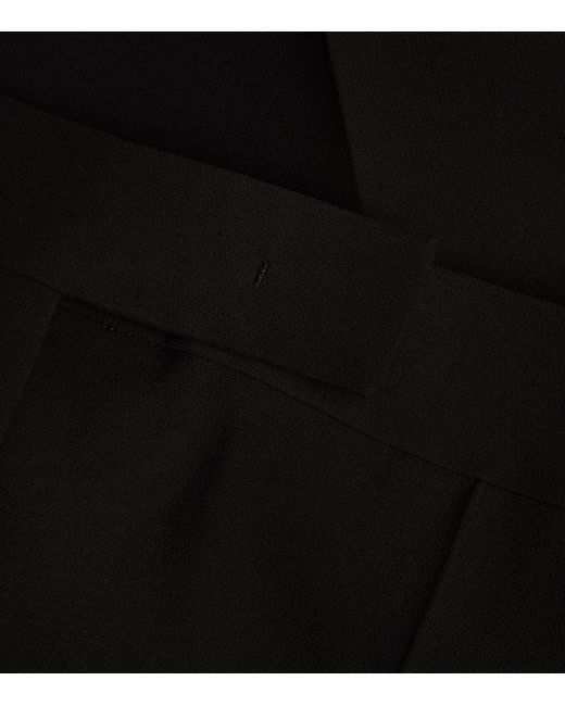 Max Mara Black Straight Tailored Trousers