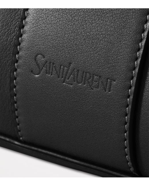 Saint Laurent Black Leather Y Tote Bag