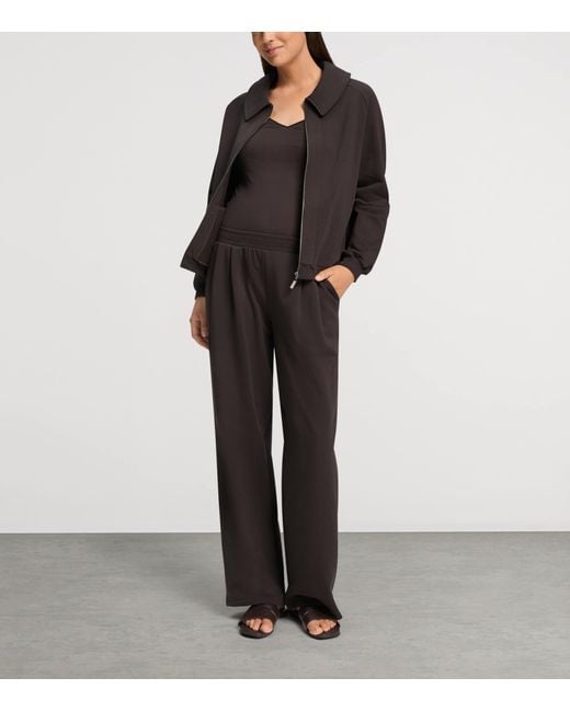 Hanro Brown Cotton Natural Living Cardigan