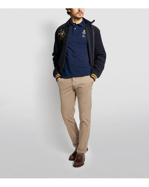 Polo Ralph Lauren Blue Polo Bear Polo Shirt for men