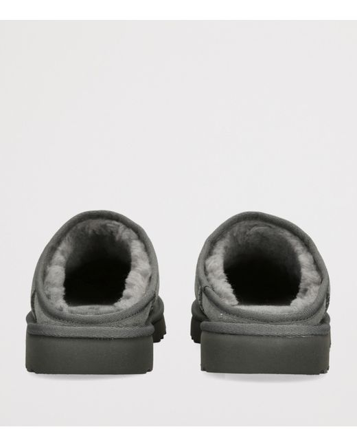 Ugg Gray Suede Classic Slippers for men