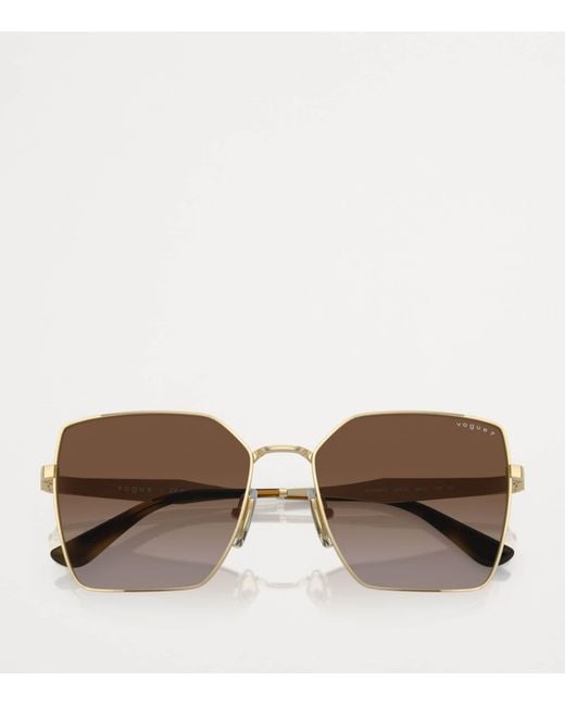 Vogue Brown Metal Vo4284S Sunglasses
