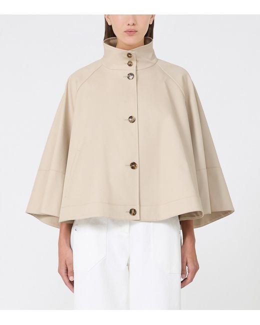 Max Mara Natural Cotton Cropped Jacket