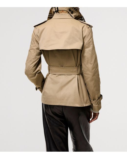 Burberry Natural Gabardine Lakefield Trench Jacket
