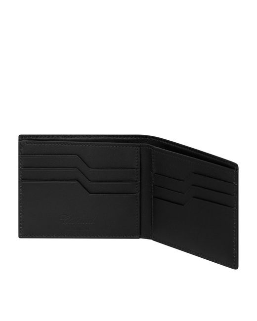 Chopard Black Mini Leather Heritage Bifold Wallet