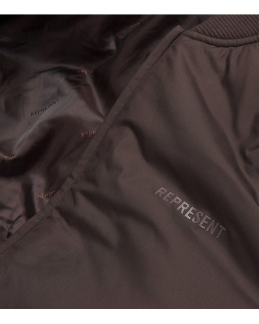 Represent Brown Smart Bomber Jacket for men