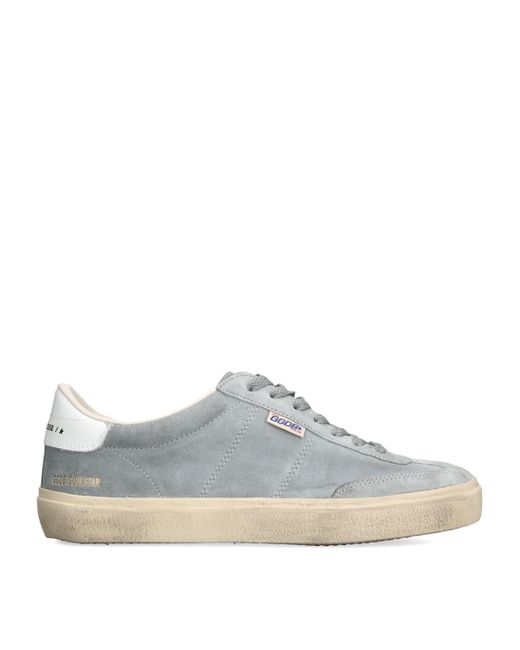 Golden Goose Deluxe Brand Gray Suede Soul Star Sneakers for men