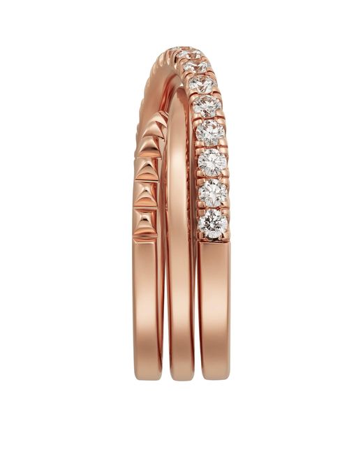 Cartier Pink And Diamond Étincelle De Ring