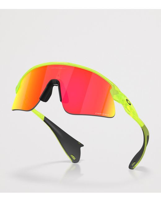 Oakley Pink Stunt Devil Rectangle Sunglasses