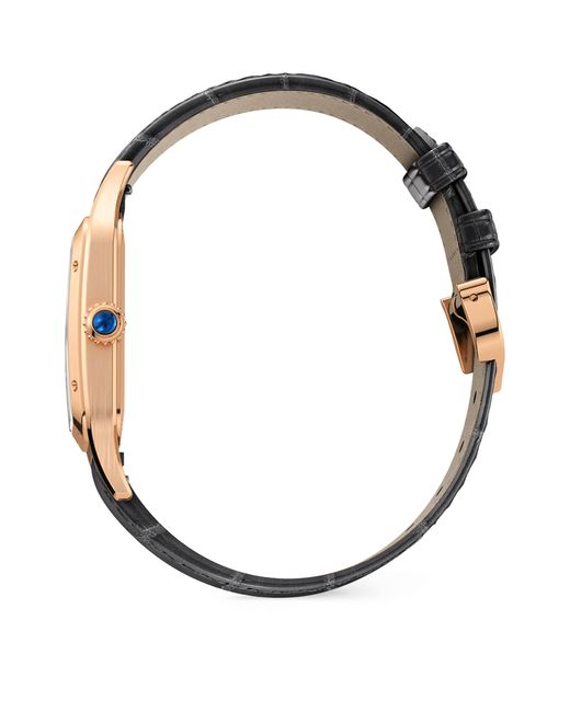 Cartier Gray Rose Santos-Dumont Watch for men