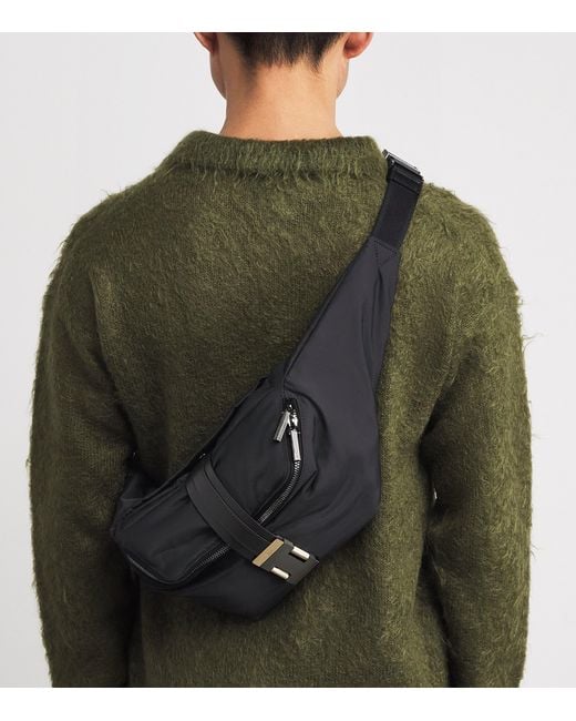Christian Louboutin Black Nox Belt Bag for men