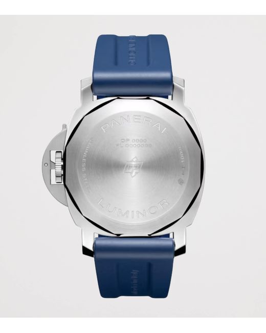 Panerai Blue Stainless Steel Luminor Base Watch for men
