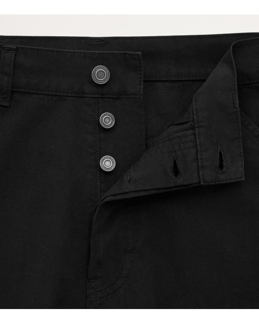 Saint Laurent Black Denim Bermuda Shorts for men