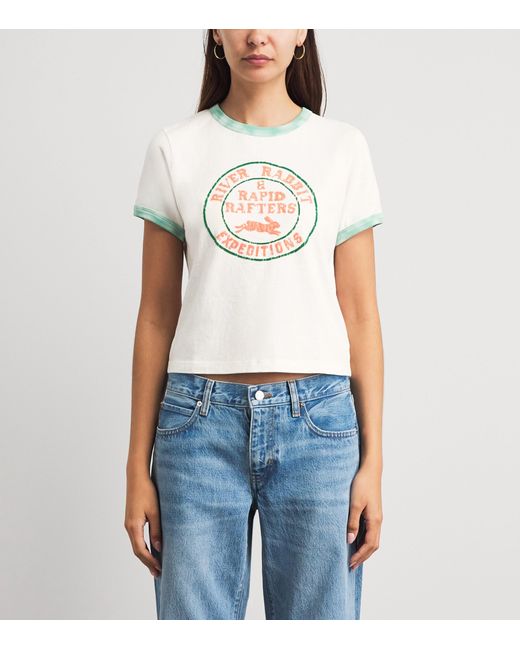 Mother Gray Cotton Itty Bitty Graphic T-Shirt