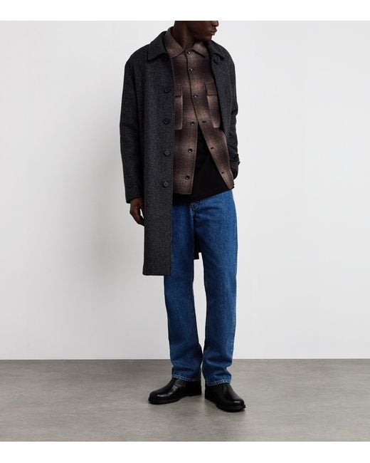 Rag & Bone Brown Wool-Blend Austin Check Jacket for men