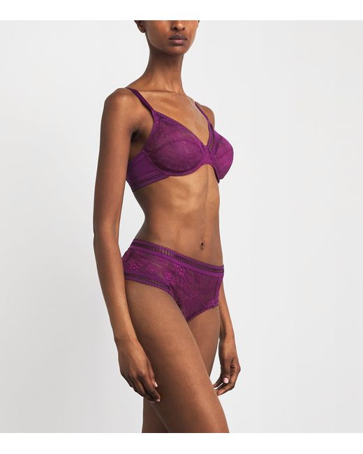 Maison Lejaby Purple Lace Songe Briefs