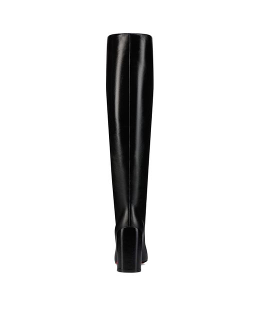 Christian Louboutin Black Janitta 85 Leather Boots