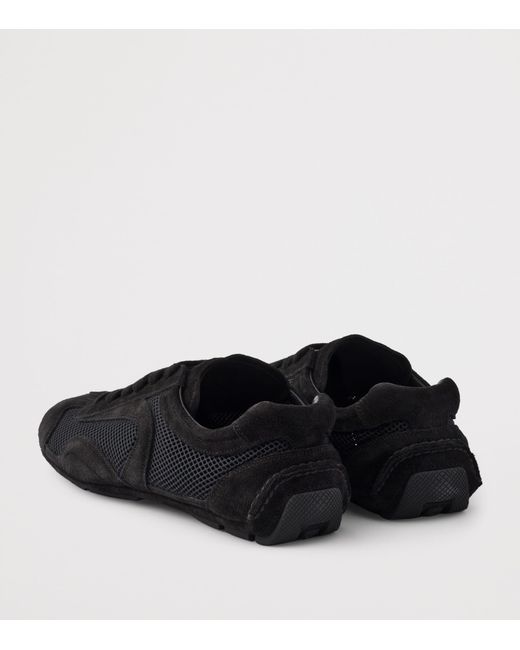 Prada Black Suede Montecarlo Re-Edition 2005 Sneakers for men