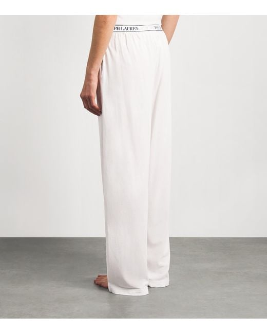 Polo Ralph Lauren White Pyjama Bottoms