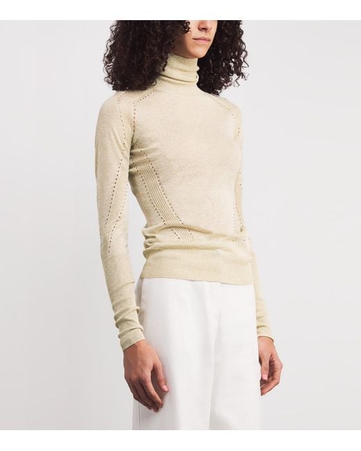 Joseph Natural Metallic Lurex Leblanc Sweater