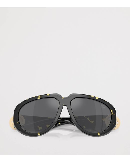 Burberry Gray Pilot Sunglasses