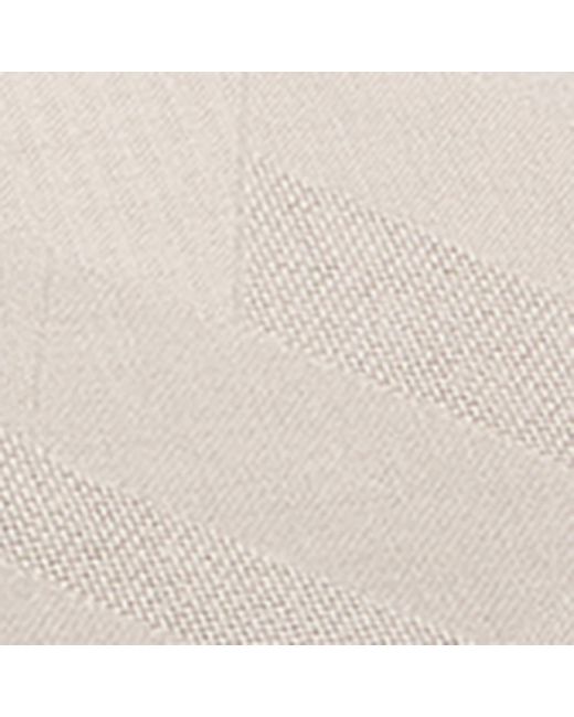 BVLGARI Natural Cashmere Logo Fringed Scarf for men
