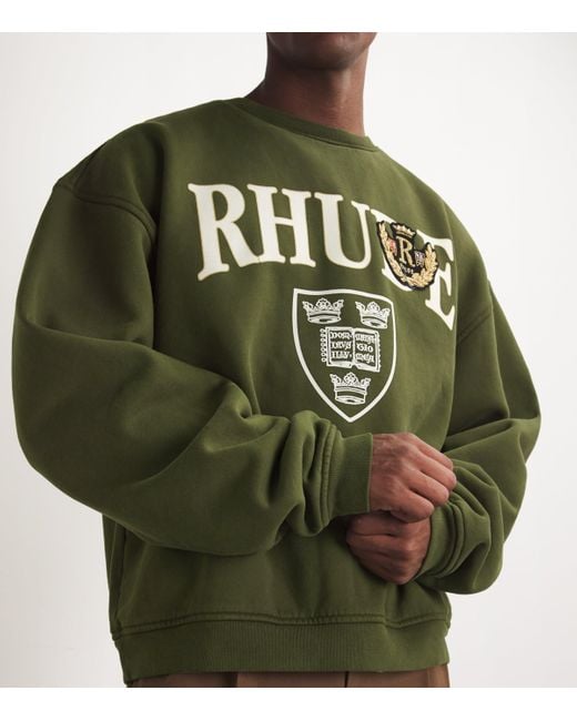 Rhude ルード / OXFORD CREWNECK SWEAT RHUDE OXFORD CREWNECK – R H U D E