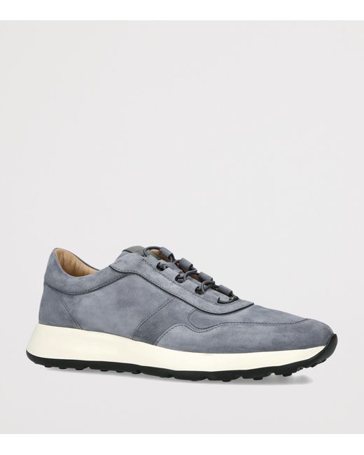 Tod's Blue Leather Allacciato 79K Sneakers for men