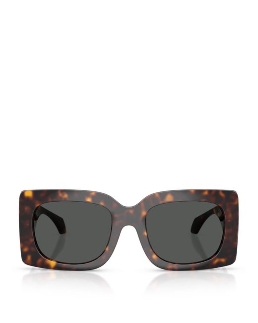 Versace Gray Square Sunglasses