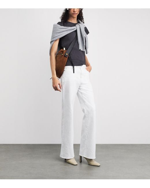 PAIGE White Sofia Flared Jeans