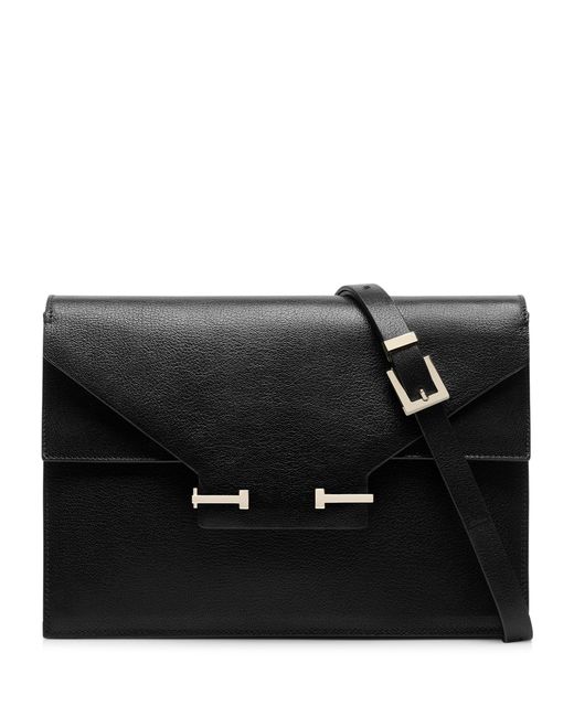 Tom Ford Black Leather Aube Shoulder Bag