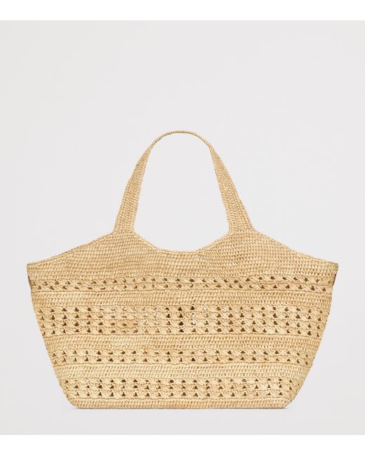 Saint Laurent Metallic Medium Icare Tote Bag