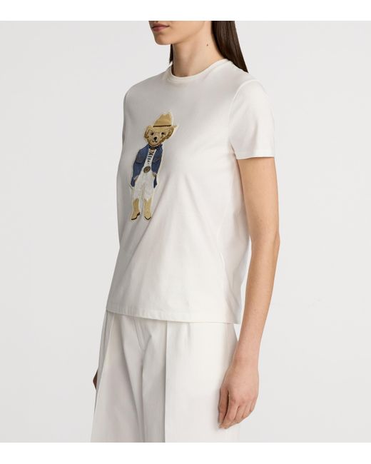 Ralph Lauren White Polo Bear T-Shirt