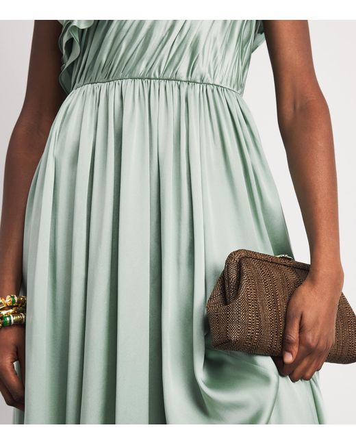 Ulla Johnson Green Silk Avalina Gown