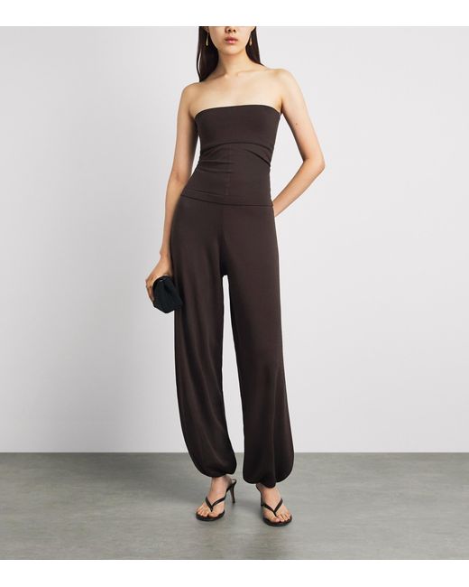 Herskind Brown Merino Clark Wide-Leg Trousers