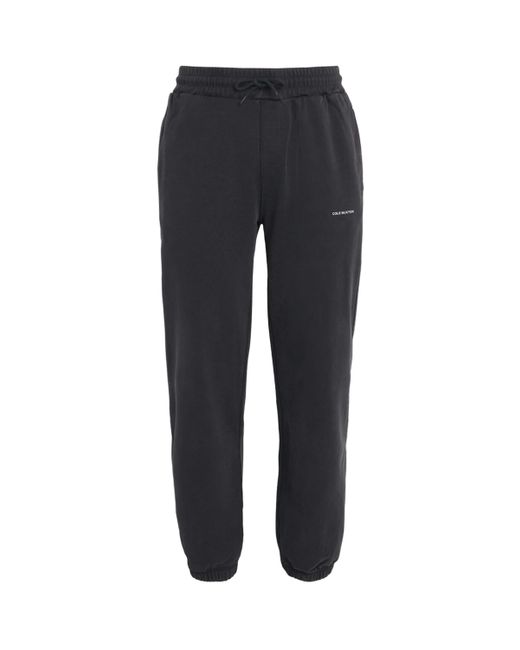 Cole Buxton Blue Cotton Mini Logo Sweatpants for men