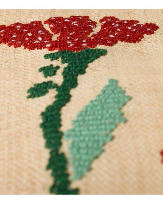 Miu Miu Natural Raffia Ivy Tote Bag
