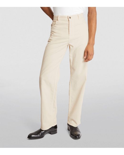 The Row Natural Ross Corduroy Trousers for men