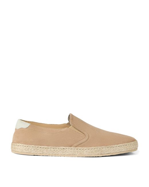 Brunello Cucinelli Natural Suede Espadrilles