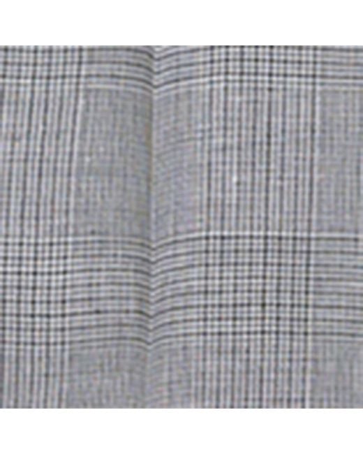 Dunhill Gray Prince Of Wales Check Tailored Trousers for men