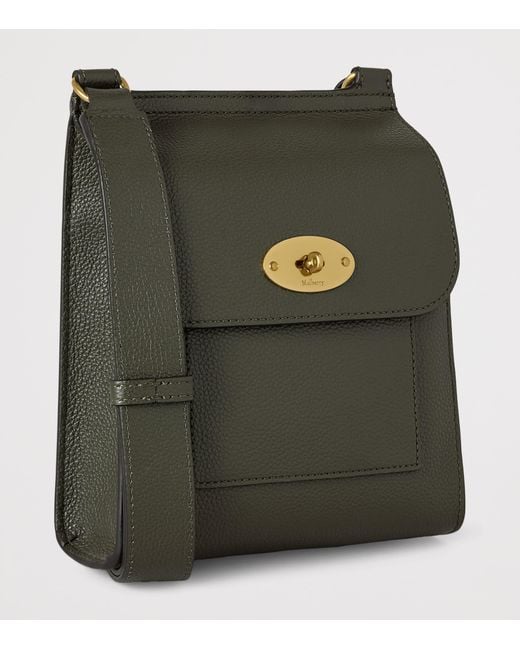 Mulberry Green Leather Antony Messenger Bag