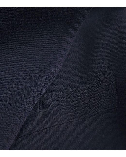 Eleventy Blue Single-Breasted Blazer for men
