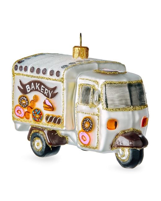Harrods Metallic Glass Bakery Car Glass Tree Ornament