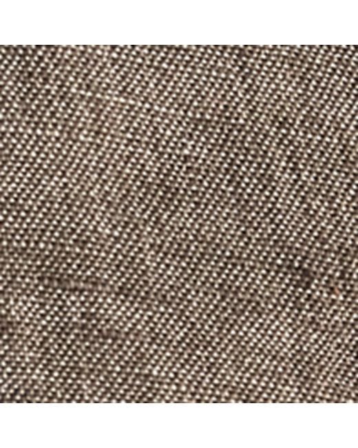 Sunspel Brown Linen Cap for men