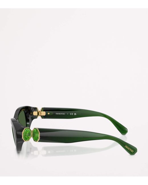 Swarovski Green Propionate Sk6036U Sunglasses