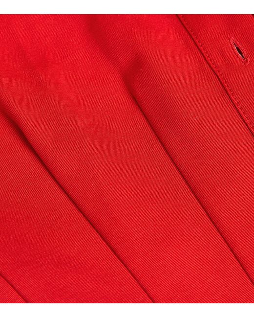 Staud Red Ophelia Shirt